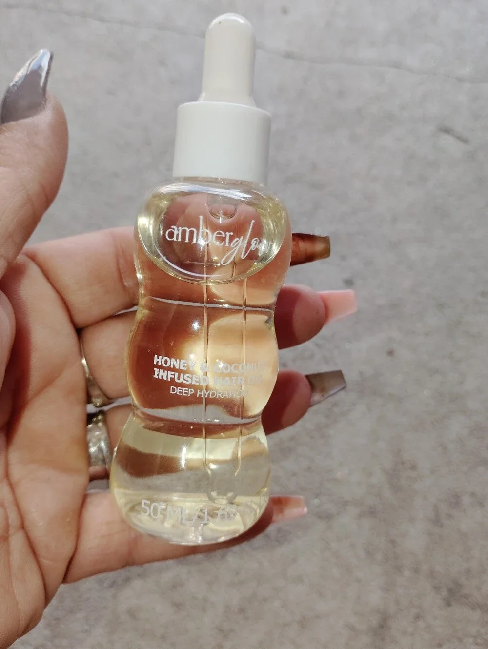 Honey & Coconut Infused Hair Oil – Clear Hydrating Serum